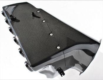 BMW E46 M3 S54 Carbon Airbox (Karbonius) With OEM Carbon trumpets and 5 year Warranty
